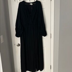 Ava & Viv Elegant Black Long Sleeve Dress